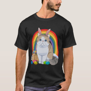 Camiseta Coelho Coelho de Ovos de Páscoa Justos Exóticos