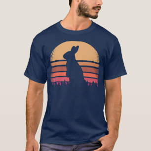Camiseta Coelho Coelho Furtado Furto Traçado Retro Hare Vin