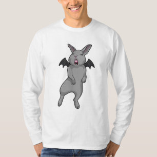 Camiseta Coelho com asa de Bat