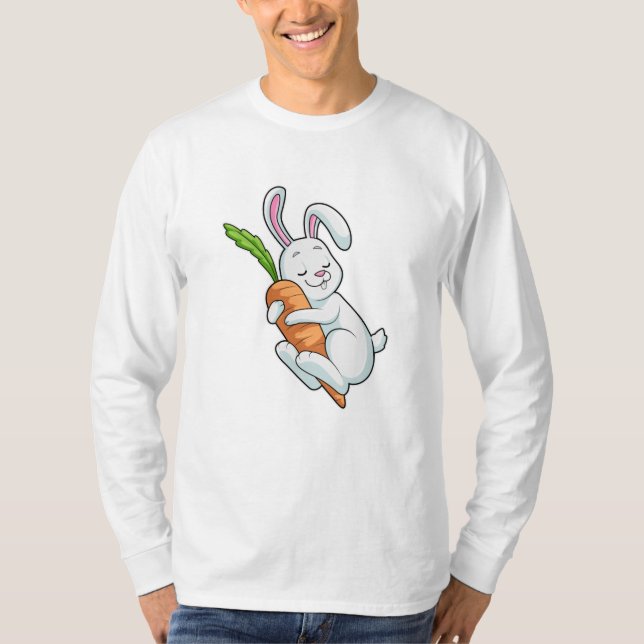 Camiseta Coelho com Cenoura (Frente)