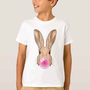Camiseta Coelho com goma de mascar