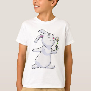Camiseta Coelho com margarida