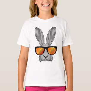 Camiseta Coelho com óculos escuros