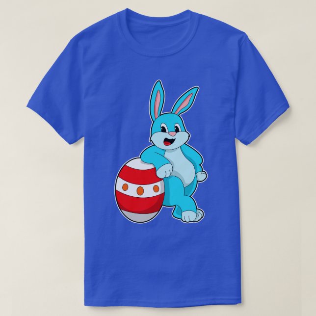 Camiseta Coelho com ovo de Páscoa (Frente do Design)