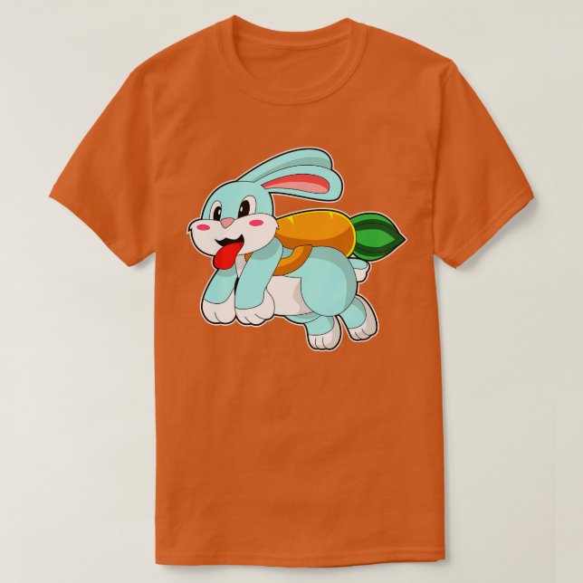 Camiseta Coelho com podridão como Rocket (Frente do Design)