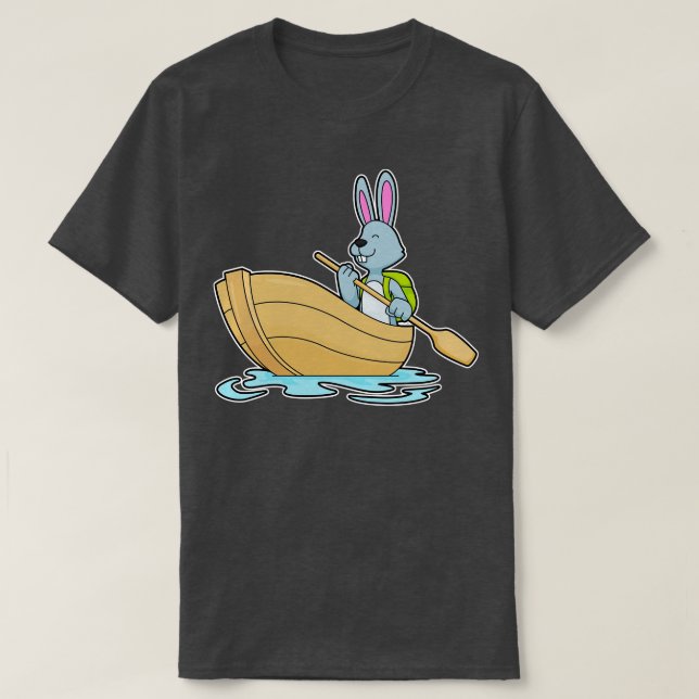 Camiseta Coelho com remo (Frente do Design)
