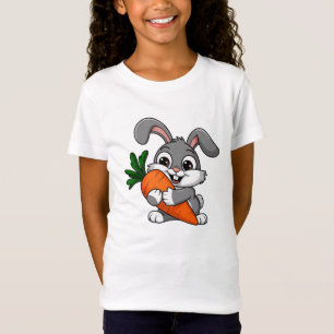 Camiseta Coelho com uma cenoura grande