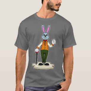 Camiseta Coelho como cavalheiro com Cana
