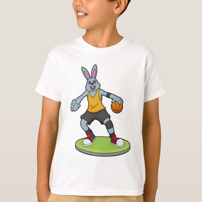 Camiseta Coelho como jogador de basquetebol (Frente)