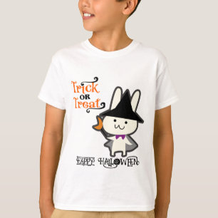 Camiseta Coelho Cuzinho Engraçado do Dia das Bruxas