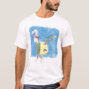 Camiseta Coelho da árvore de Natal