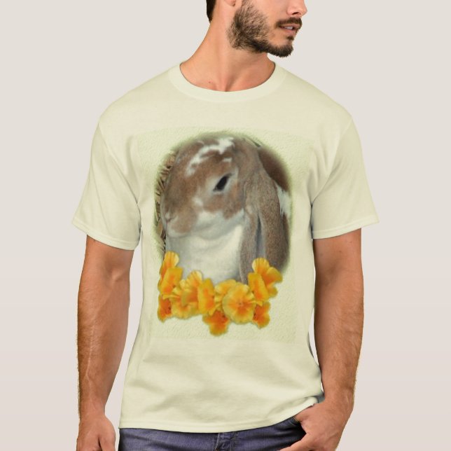Camiseta Coelho da cara do bebê (Frente)
