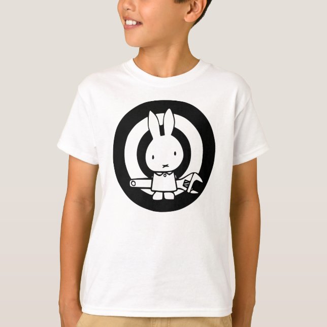 Camiseta Coelho da chave inglesa (Frente)