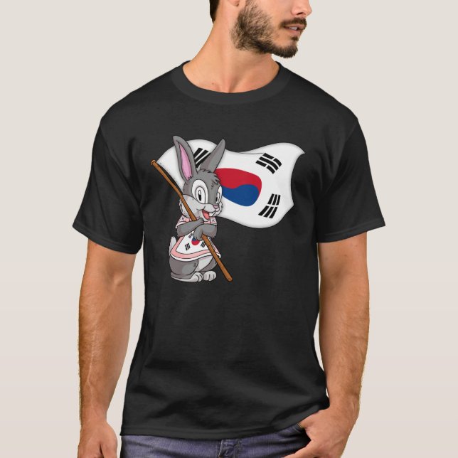 Camiseta Coelho da Coreia do Sul (Frente)