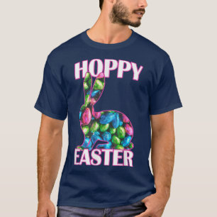 Camiseta Coelho da Páscoa de Chocolate de Páscoa Hoppy