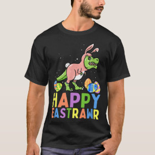 Camiseta Coelho da Páscoa Dinossauro Feliz Páscoa Ovo Custo