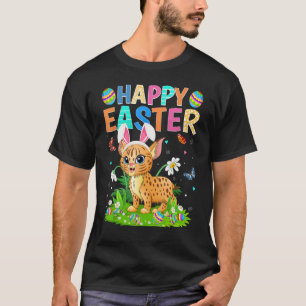 Camiseta Coelho da Páscoa Feliz Ovo Bobcat Engraçado Doming