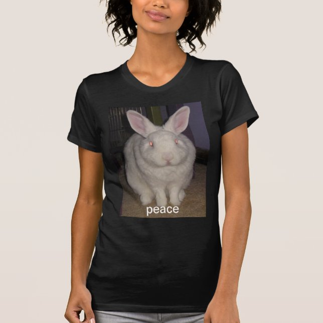 Camiseta coelho da paz (Frente)