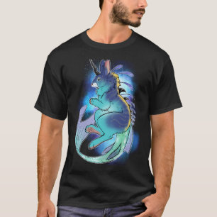 Camiseta coelho de chifre marinho