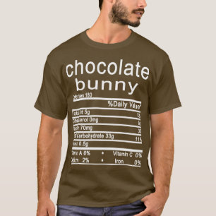 Camiseta coelho de chocolate Nutrição de graças Natal