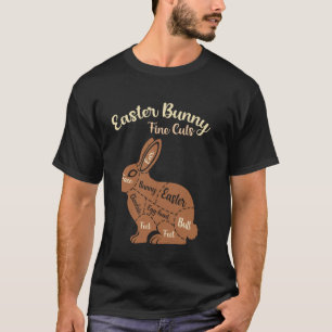 Camiseta Coelho de Chocolate Páscoa 2025 Cortes Finos Diagr