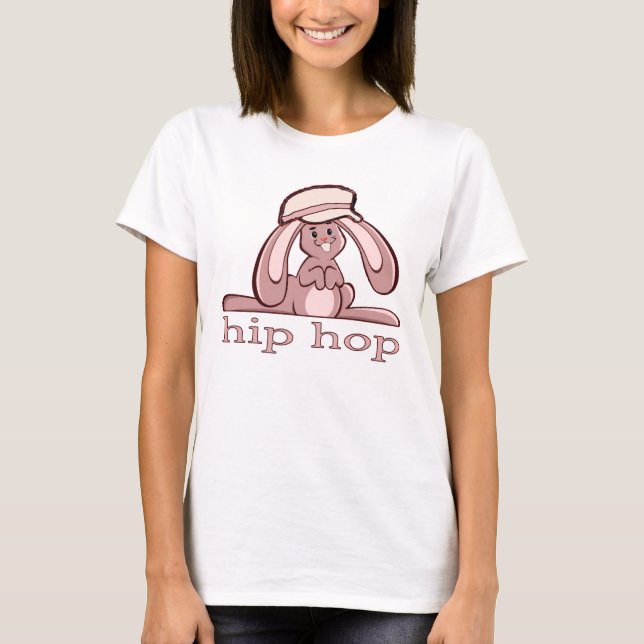 Camiseta Coelho de Hip Hop (Frente)