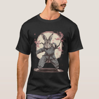 Camiseta Coelho de Judô Bunny Nature Kickboxing Taekwondo