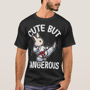 Camiseta Coelho de Karatê Taekwondo Fofo Mas Perigoso Karat