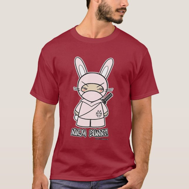 Camiseta Coelho de Ninja! T-shirt (Frente)