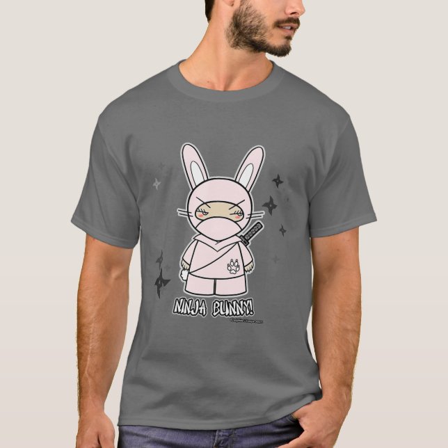 Camiseta Coelho de Ninja! T-shirt (Frente)