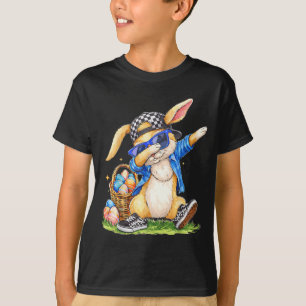 Camiseta Coelho de Páscoa Legal Hip Hop Crianças Meninos