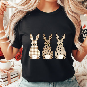 Camiseta Coelho de Páscoa Neutro Moderno com Estampa de Leo