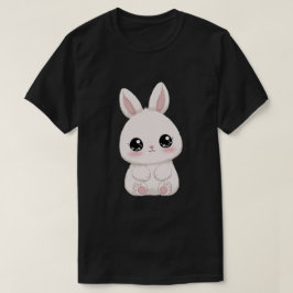 Camiseta Coelho de Páscoa Rosa Fofo