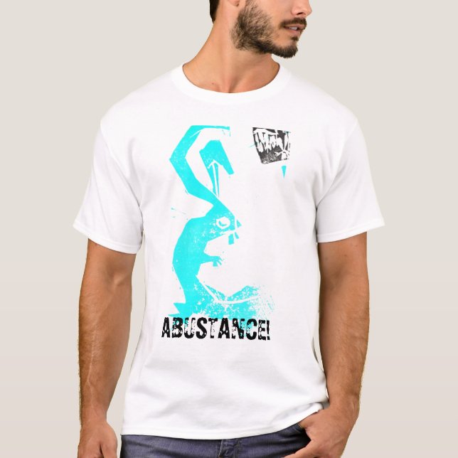 Camiseta coelho do abustance, ABUSTANCE! (Frente)