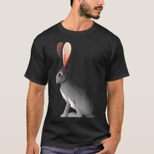 Camiseta Coelho-do-casaco - Coelho com Orelhas Grandes
