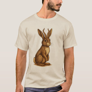 Camiseta Coelho do Colorado com Tentáculos - Jackalope Muta