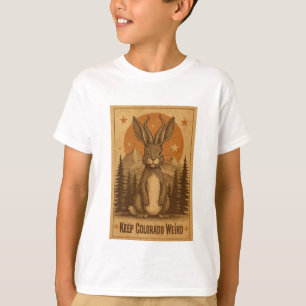 Camiseta Coelho do Colorado com Tentáculos-Mantenha o Color
