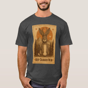 Camiseta Coelho do Colorado com Tentáculos-Mantenha o Color