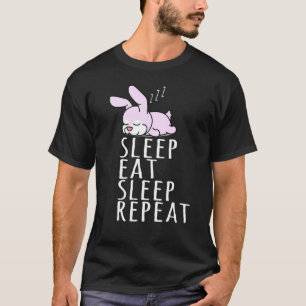 Camiseta Coelho Dormindo Repetir Noite