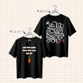 Camiseta Coelho e cenoura