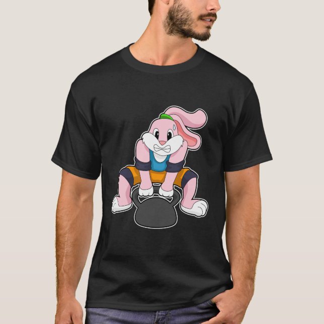 Camiseta Coelho em Malhação com Dumbbell.PNG (Frente)