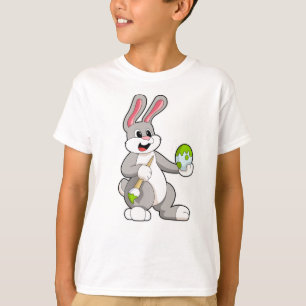 Camiseta Coelho em Pintura com Ovo