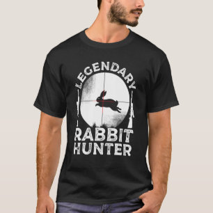 Camiseta Coelho Engraçado Caça Presente Bonito Legendário