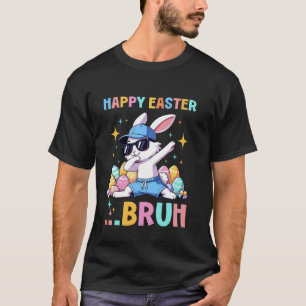 Camiseta Coelho engraçado fazendo dab bruh Dia de Páscoa Me