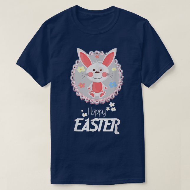 Camiseta Coelho felz pascoa (Frente do Design)