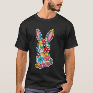 Camiseta Coelho Floral Colorido Páscoa2013Cute Primavera Ra