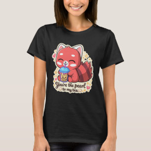 Camiseta Coelho fofo bebendo chá bubble, chá boba