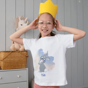 Camiseta Coelho Fofo com Óculos Personalizado