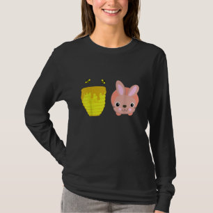 Camiseta Coelho Fofo e Divertido Honey Bunny Amantes de Ani
