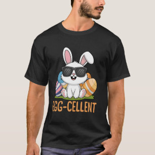 Camiseta Coelho Fofo Páscoa Cristã Família Alegre Domingo